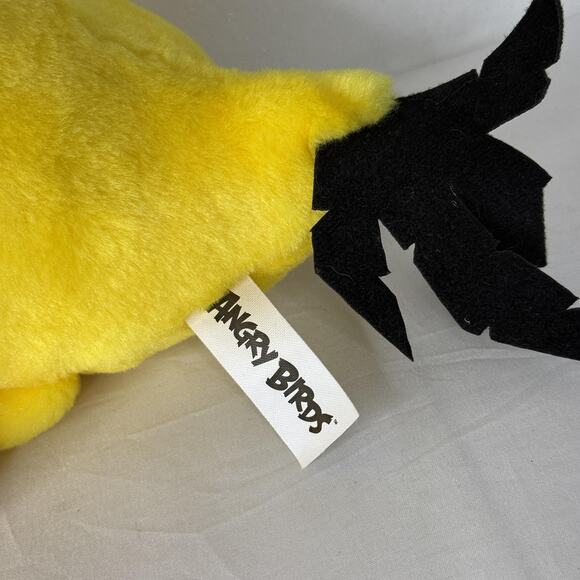 Angry Birds Chuck Yellow Bird Plush Stuffed Toy Commonwealth 2016 Rovio - Picture 5 of 7